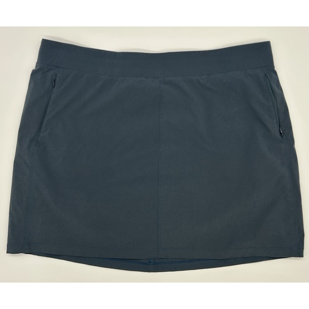Kuhl Hiking Athletic Skort Skirt Blue Gray Size XL